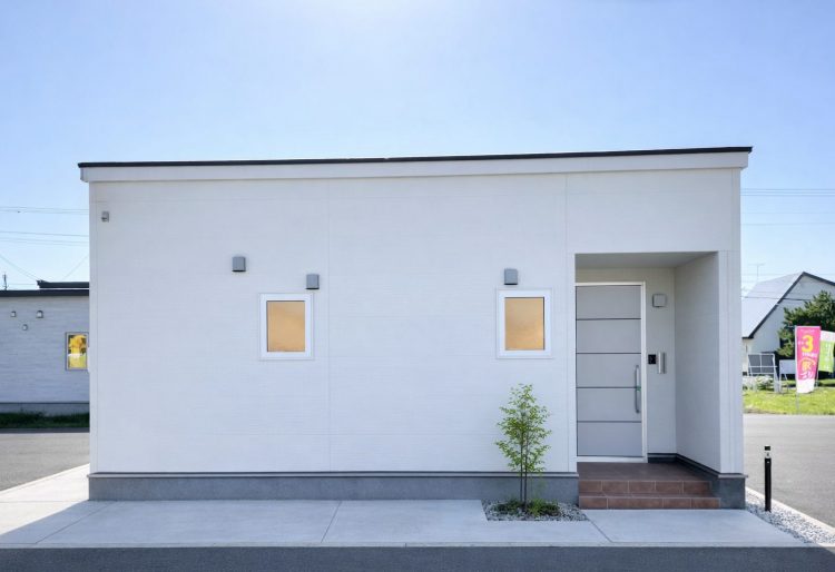 動線が取れて過ごしやすいピュアモダンスタイルの家の画像