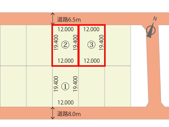 有珠の沢町4丁目12番②③の画像