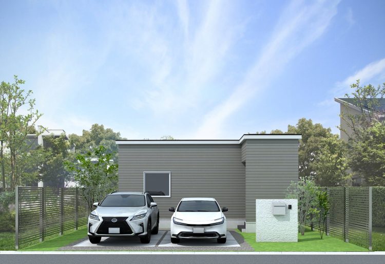 【エル直割-30万円-割引対象物件】日新町 18帖広々リビングとテラスを採用！家族の時間が豊かになるコスパ◎の平屋。の画像