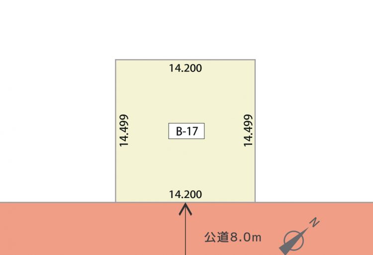 【グランドステージ ウトナイ南】ウトナイ南2丁目[B-17]の画像