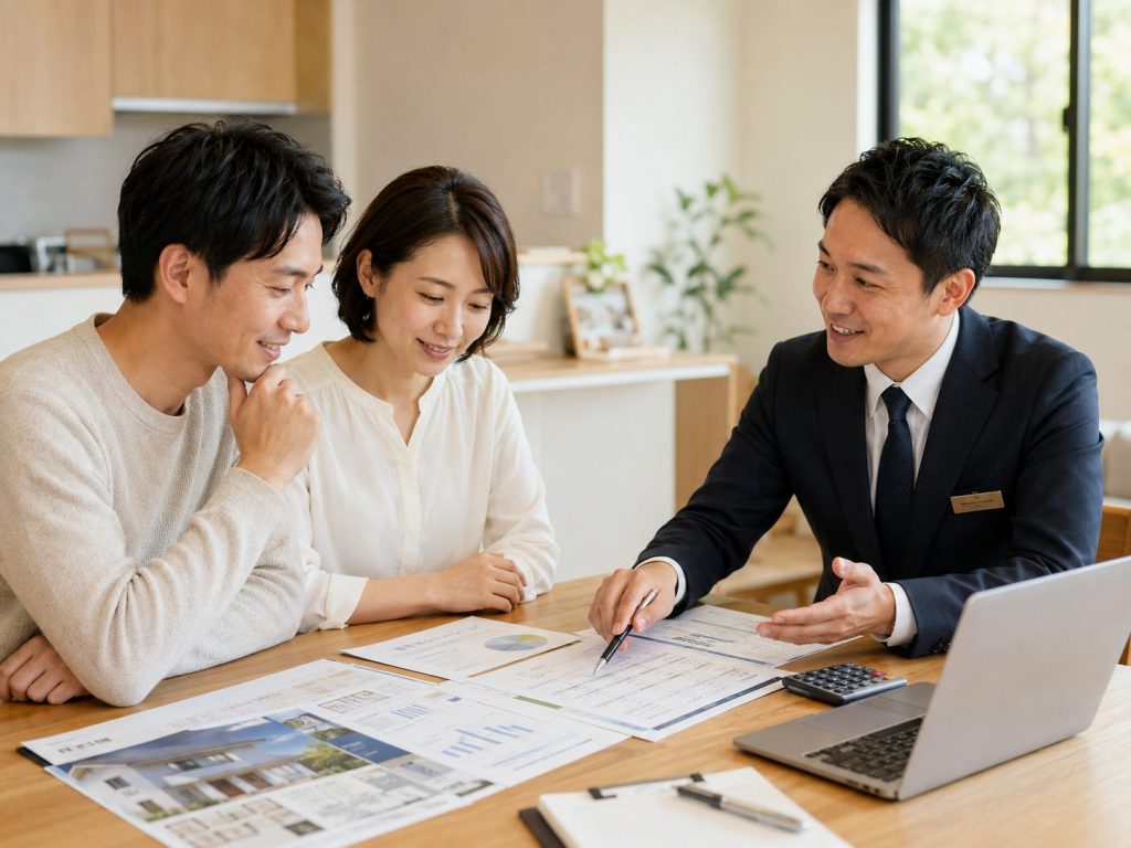 資金計画の打ち合わせイメージ