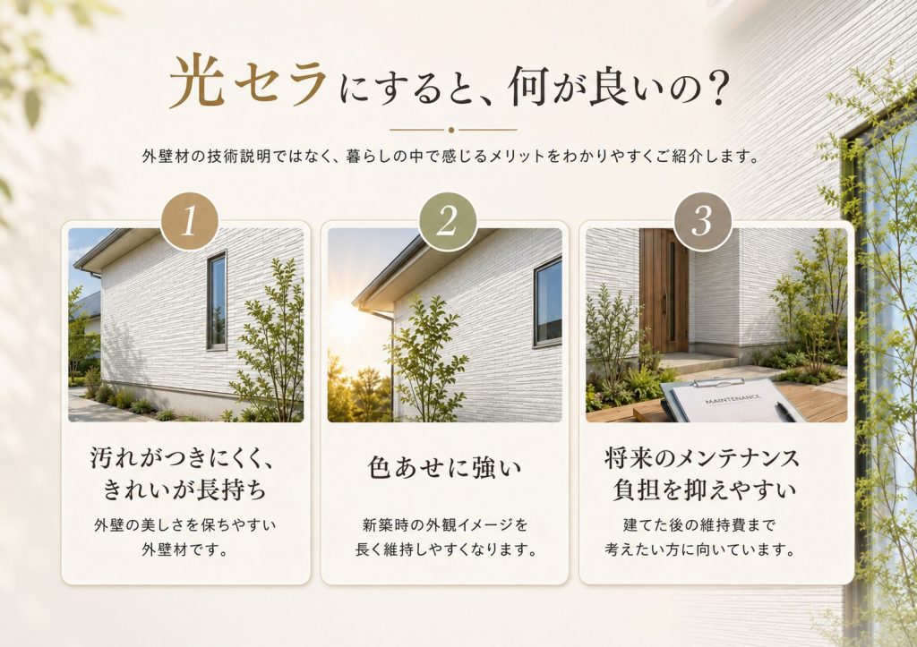 光セラ外壁グレードアップキャンペーンのイメージ